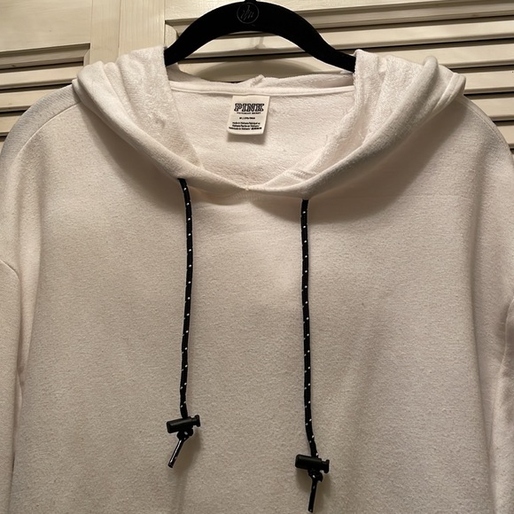 Victorias Secret, Pink Cropped Hoodie - Picture 3 of 5